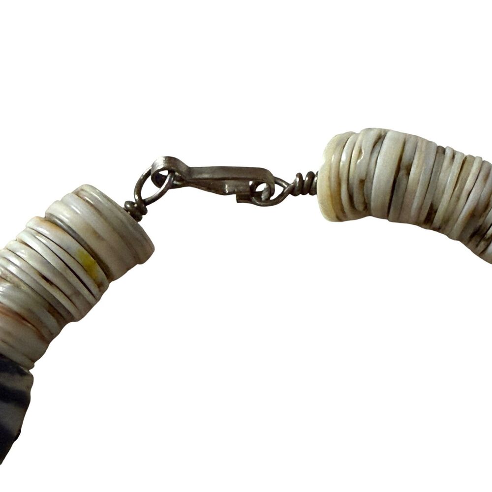 Artisan Stackable Bracelet Bead Shell Wire 8" Bv - image 3